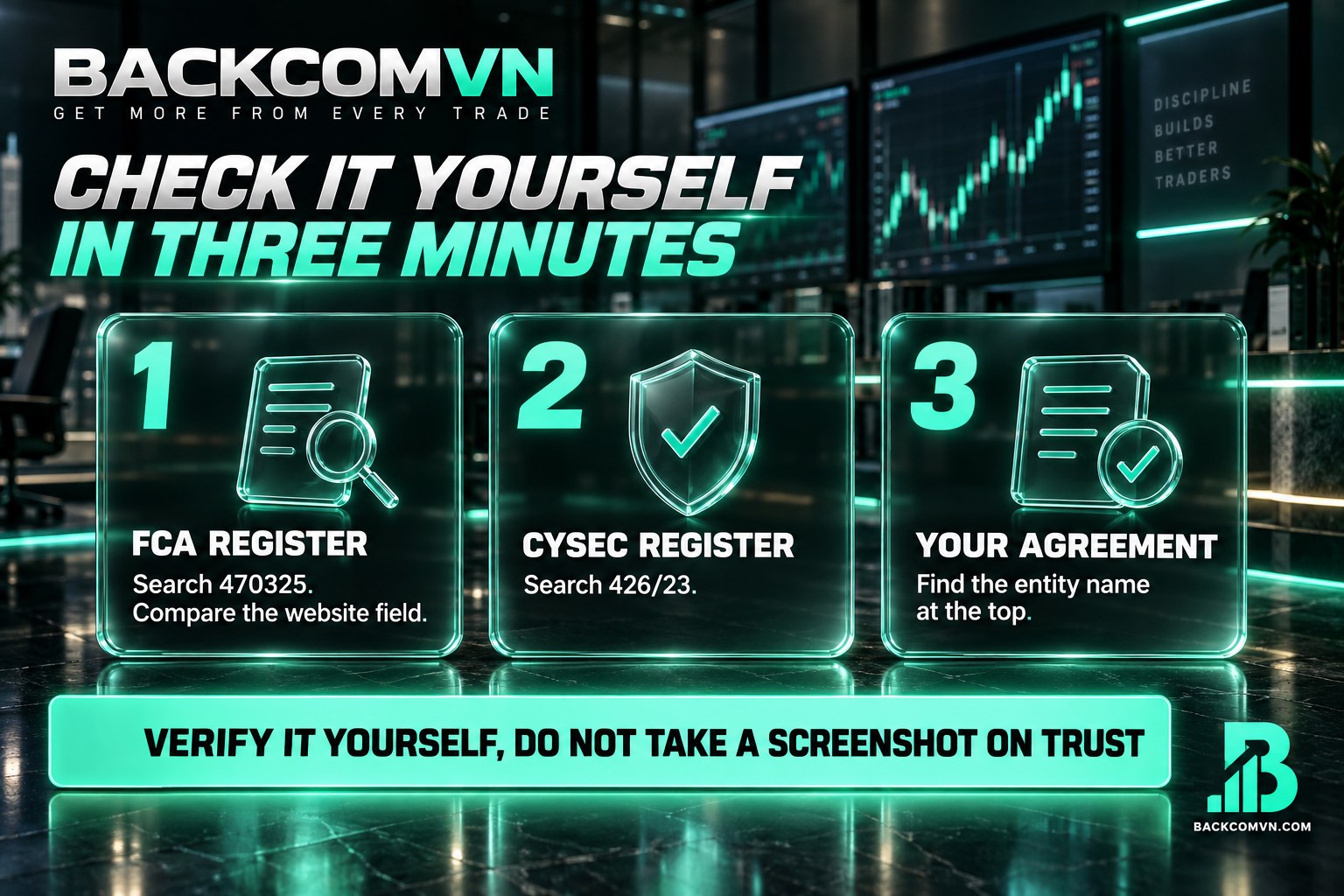 Three steps for checking Ultima Markets licences on regulatory registers