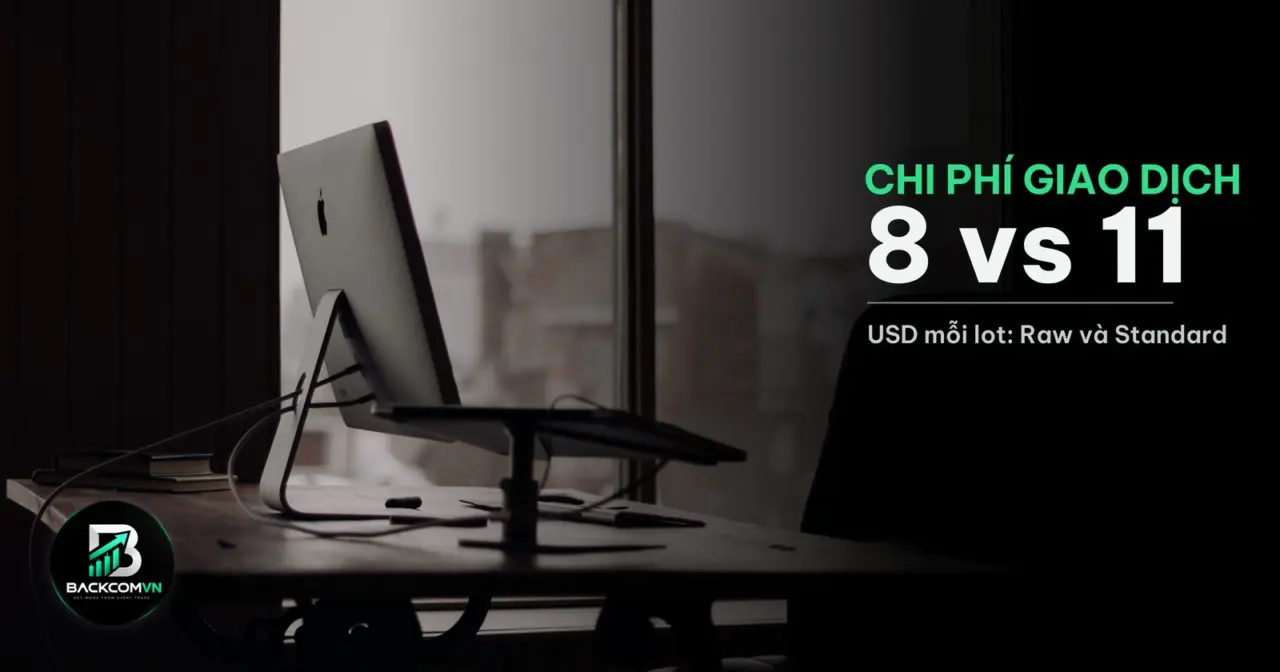 So sánh chi phí hai loại tài khoản trên EUR/USD
