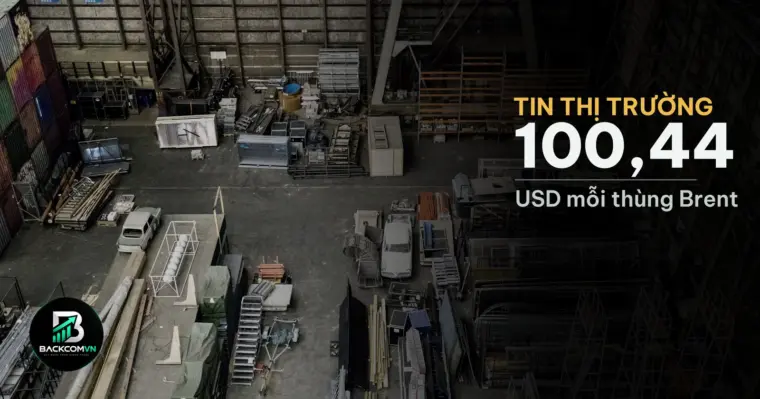 Giàn khoan dầu và biểu đồ giá Brent