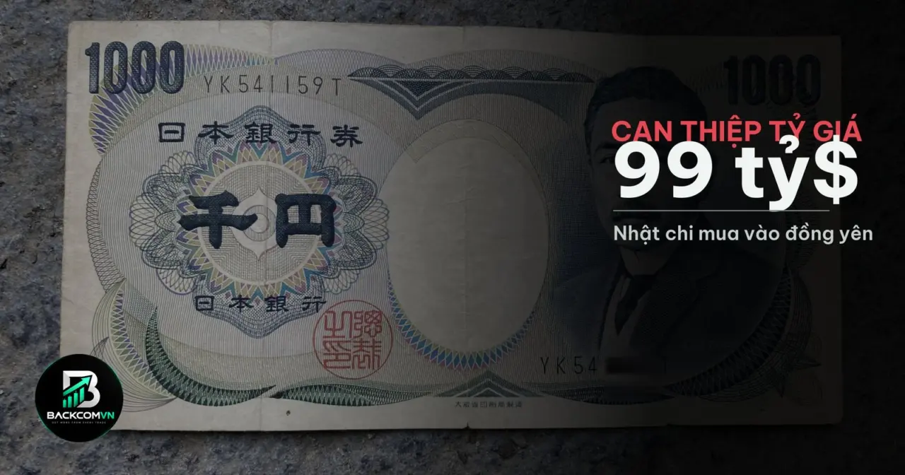 Tờ 1000 yên Nhật minh hoạ đợt can thiệp tỷ giá của Tokyo