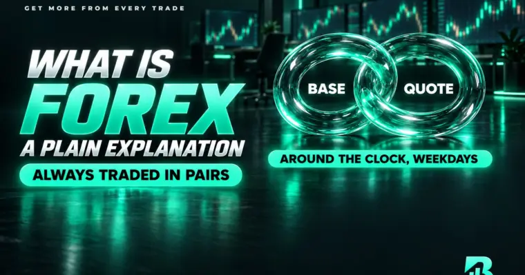 Forex là thị trường tiền tệ giao dịch theo cặp, chạy suốt ngày đêm các ngày trong tuần