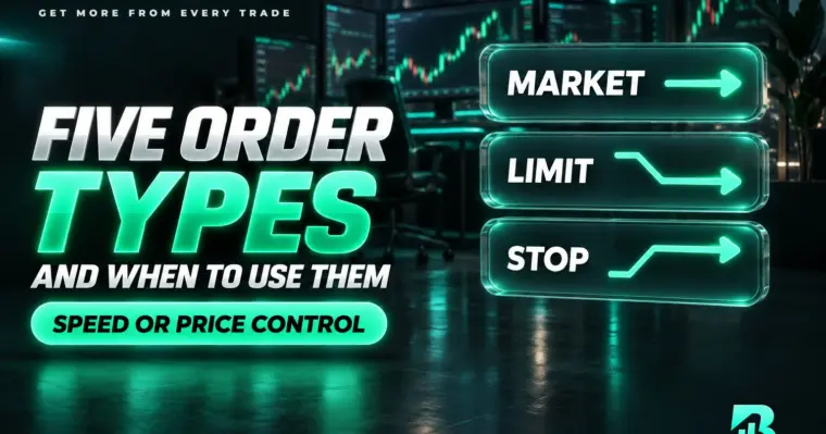 Ba nhóm lệnh forex: lệnh thị trường, lệnh giới hạn và lệnh dừng