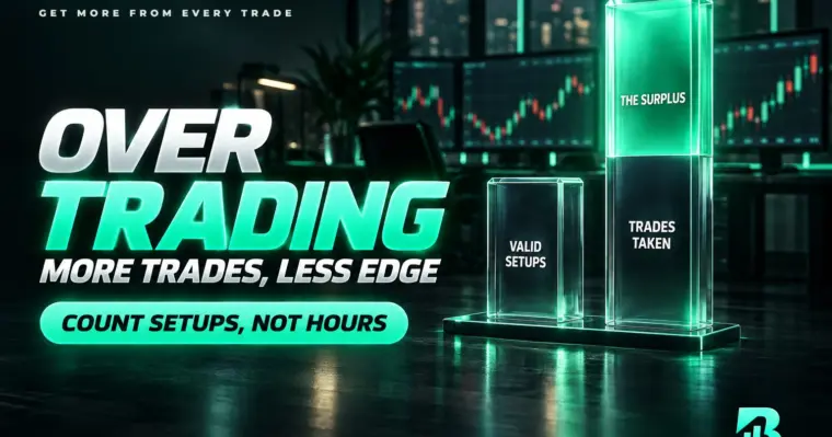 Overtrading là khoảng chênh giữa số setup hợp lệ và số lệnh thực sự vào