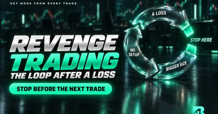 Vòng lặp revenge trading: thua lệnh, tăng khối lượng, vào lệnh không có tín hiệu