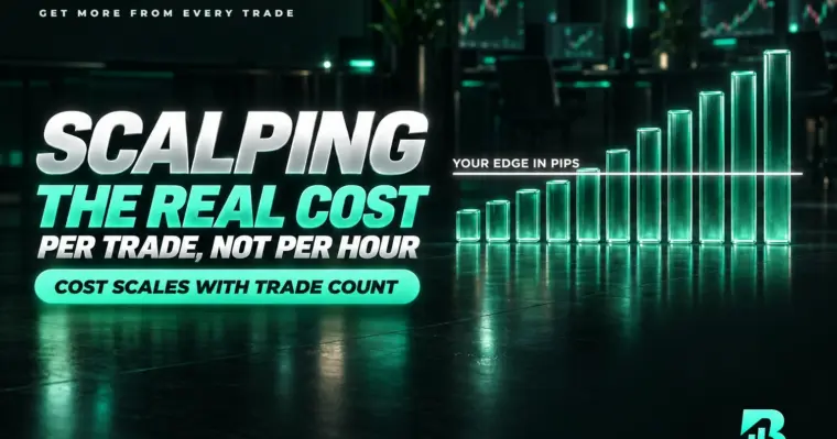 Chi phí scalping cộng dồn theo số lệnh và vượt qua biên lợi nhuận tính bằng pip