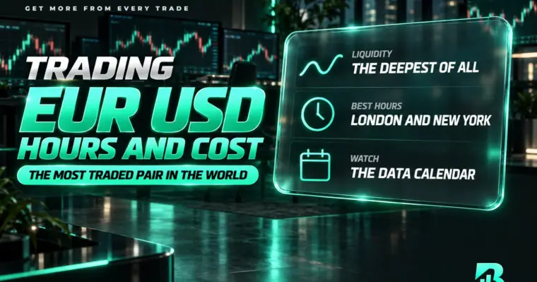 Đặc điểm giao dịch EUR/USD: thanh khoản dày nhất, khung giờ London và New York