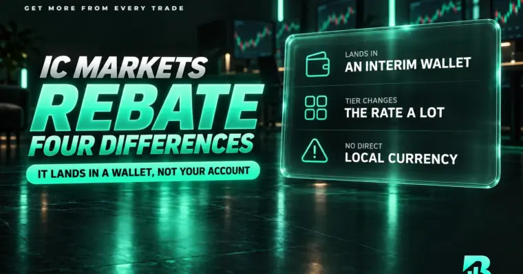 Hoàn phí IC Markets: tiền về ví trung gian, mức hoàn chênh lớn theo loại tài khoản