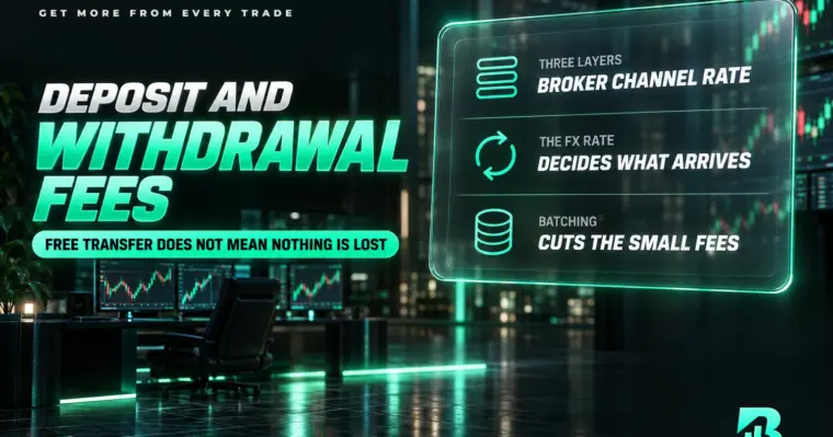 Phí nạp rút tiền sàn forex: phí kênh thanh toán và phí quy đổi tiền tệ