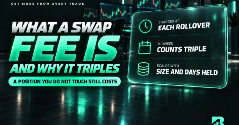 Phí qua đêm swap: tính theo từng ngày giữ lệnh, đêm thứ Tư bị tính gấp ba