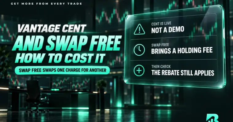 Tài khoản Cent Vantage là tiền thật, Swap-Free đổi phí qua đêm lấy phí quản lý