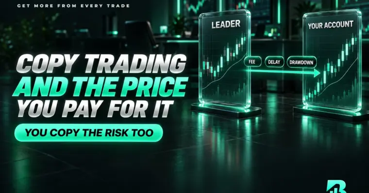 Copy trading sao chép cả rủi ro, kèm phí, độ trễ và sụt giảm vốn của người dẫn