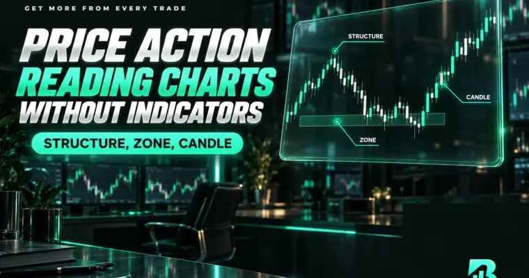 Price action đọc cấu trúc, vùng giá và cây nến mà không cần chỉ báo