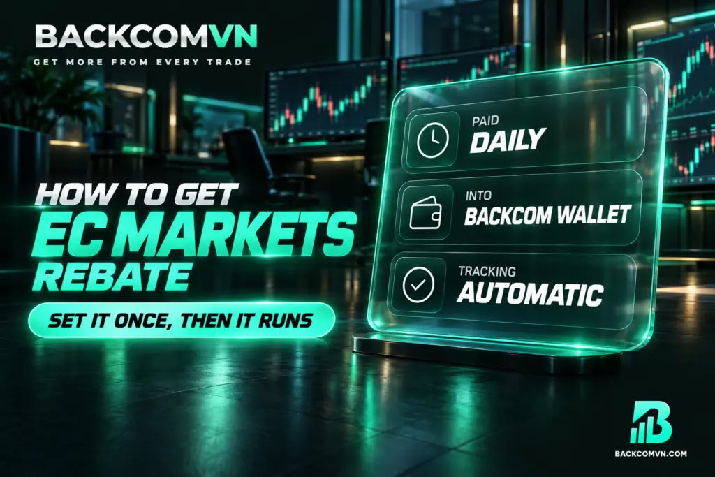 Cách nhận hoàn phí EC Markets: đăng ký, chu kỳ trả và cách tự kiểm