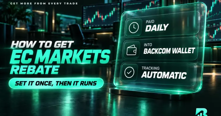 Cách nhận hoàn phí EC Markets: đăng ký, chu kỳ trả và cách tự kiểm