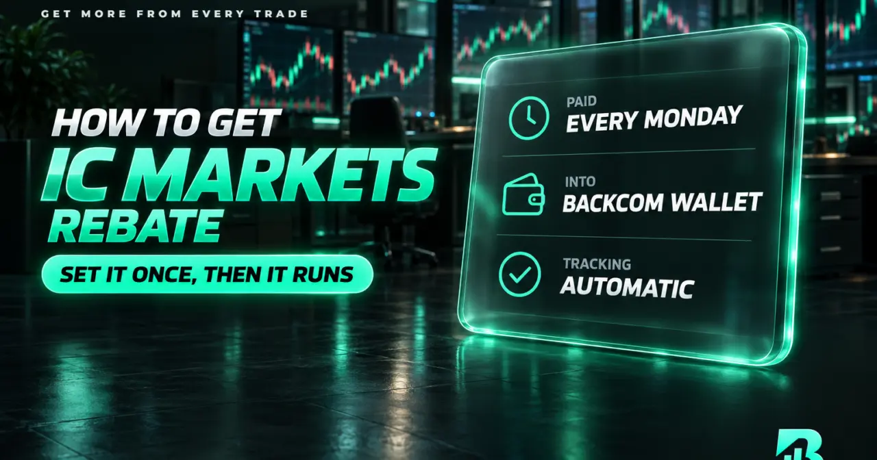 Cách nhận hoàn phí IC Markets: đăng ký, chu kỳ trả và cách tự kiểm