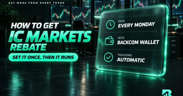 Cách nhận hoàn phí IC Markets: đăng ký, chu kỳ trả và cách tự kiểm